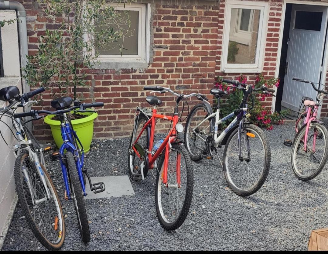 Le Nid Colas cour au sud vélos a dispo Fécamp Extérieur photo